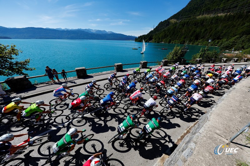 European Championships Munich 2022 - 2022 UEC Road Elite European Championships - Men's Road Race - 14/08/2022 - Scenery - Peloton - photo Luca Bettini/UEC/SprintCyclingAgency?2022